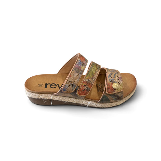 Reva Jade - Beige Floral Slide