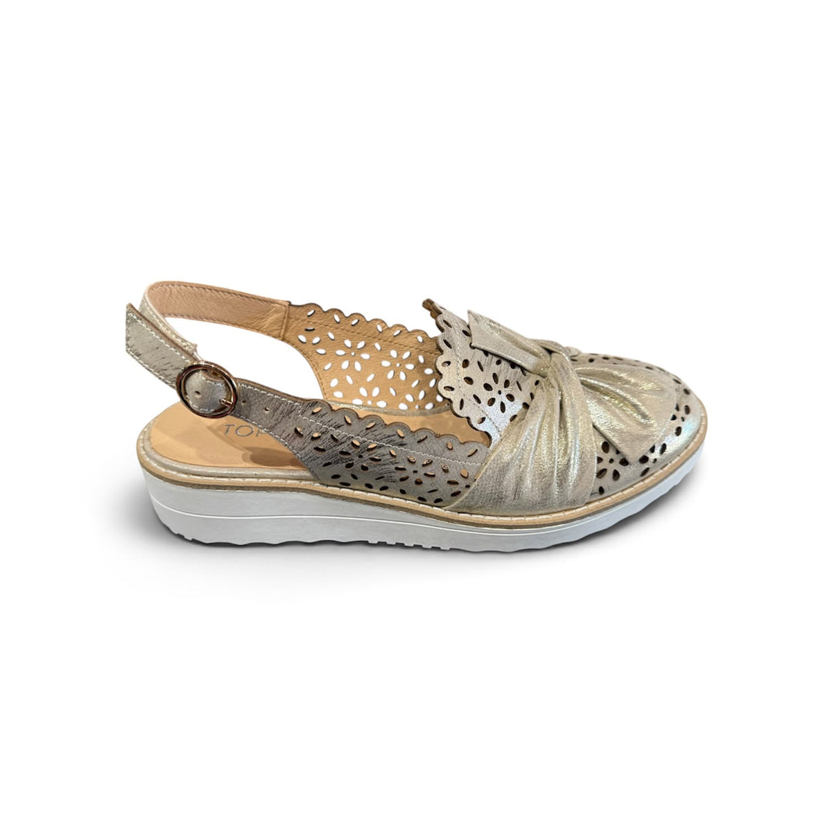 Top End - Ollenz Gold Sandal
