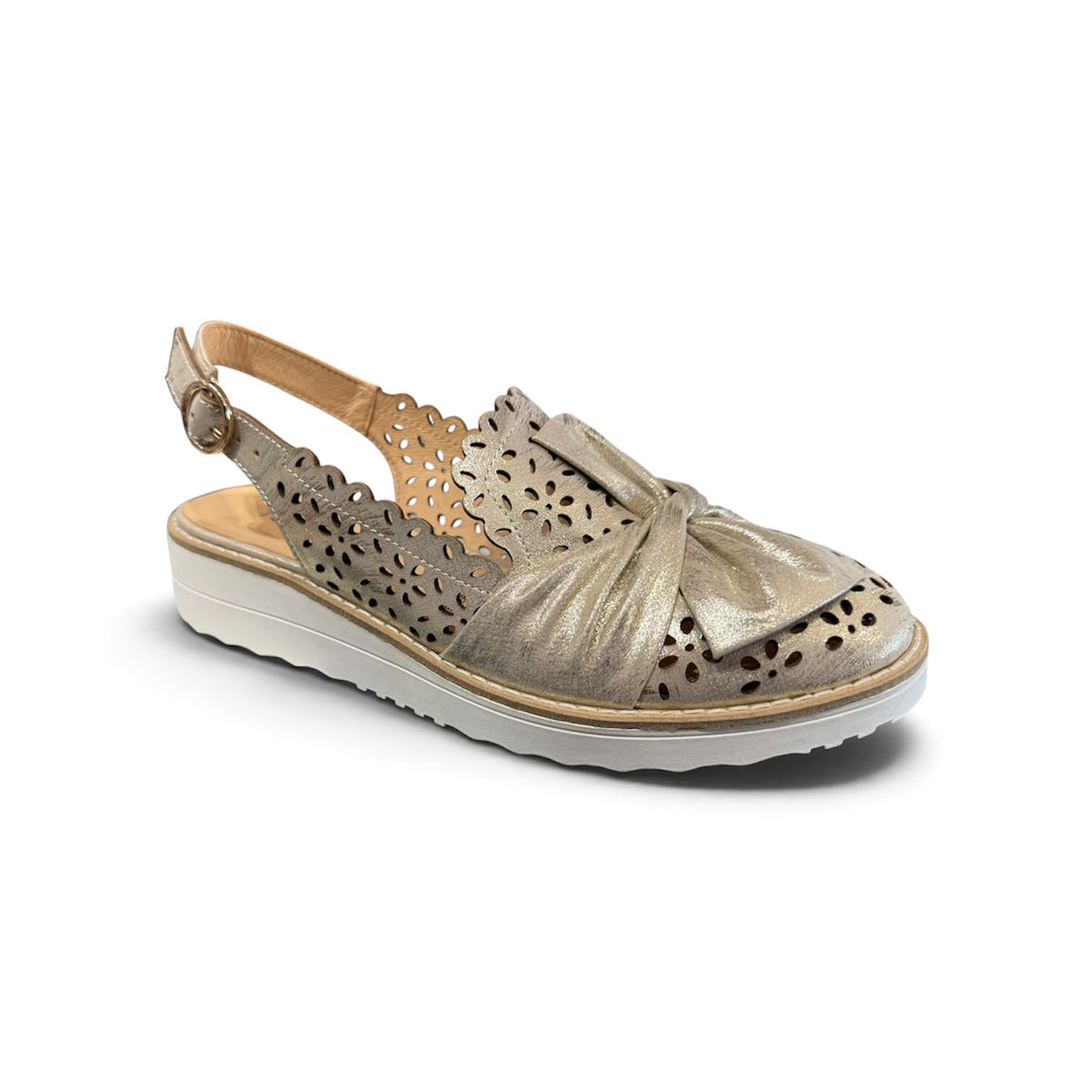 Top End - Ollenz Gold Sandal
