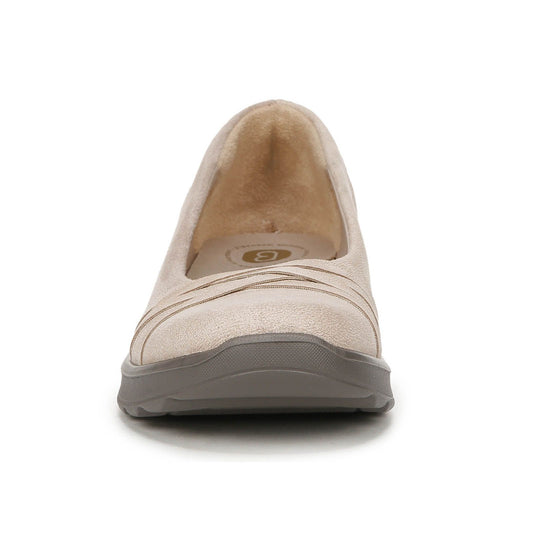 BZees Goody Leather Loafer - Beige