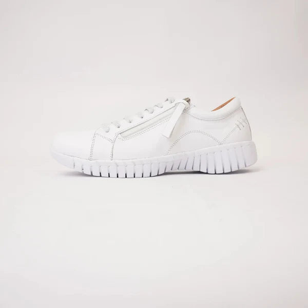 Sala Bibi Leather Sneakers - White