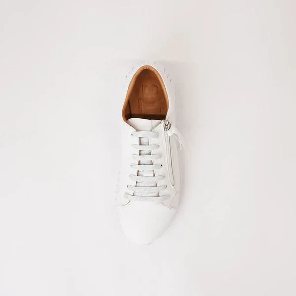 Sala Bibi Leather Sneakers - White